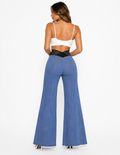 Pantalón Palazzo Denim Elegance