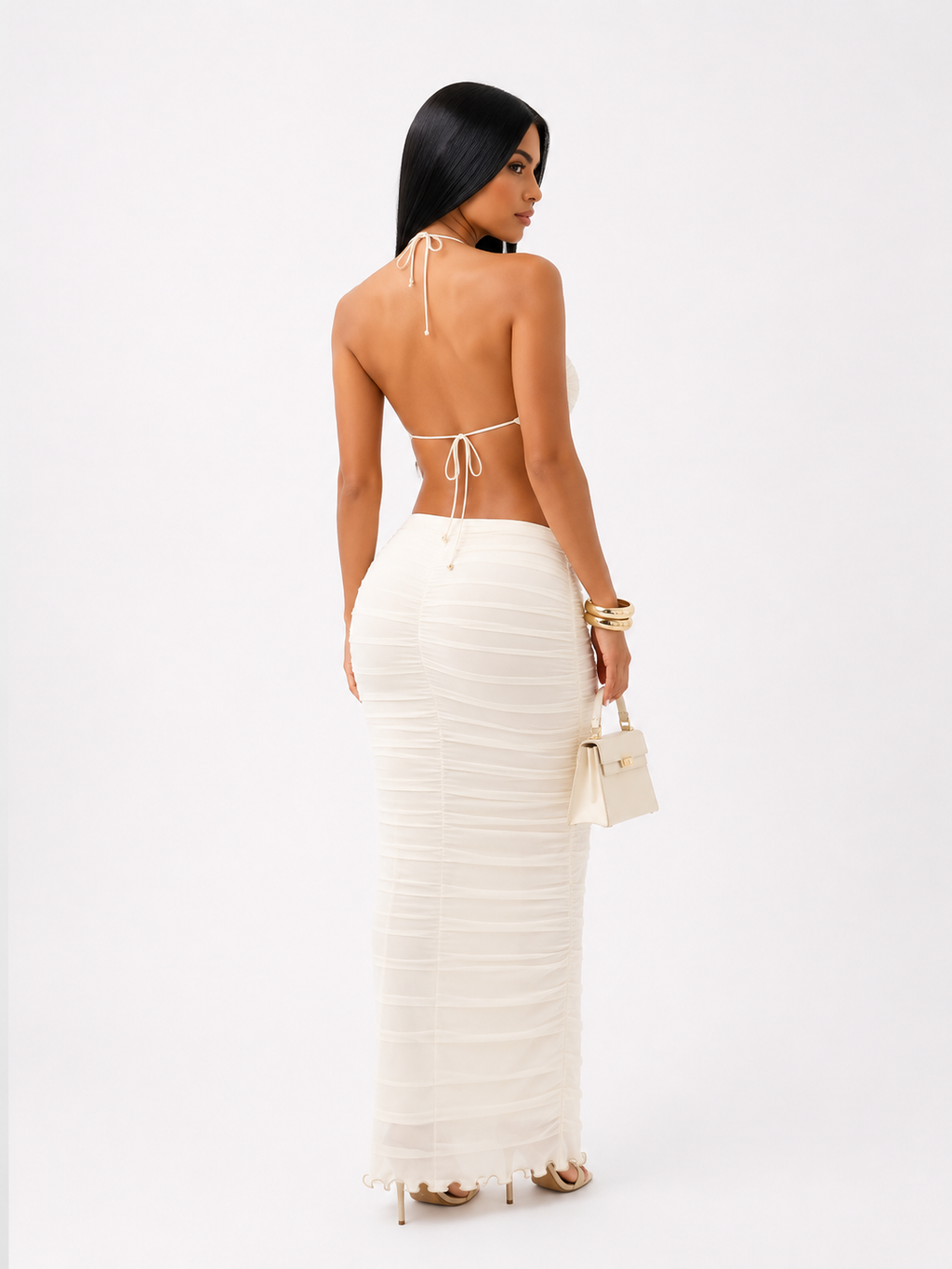 Vestido Luna de Marfil Élite/declaración de exclusividad.