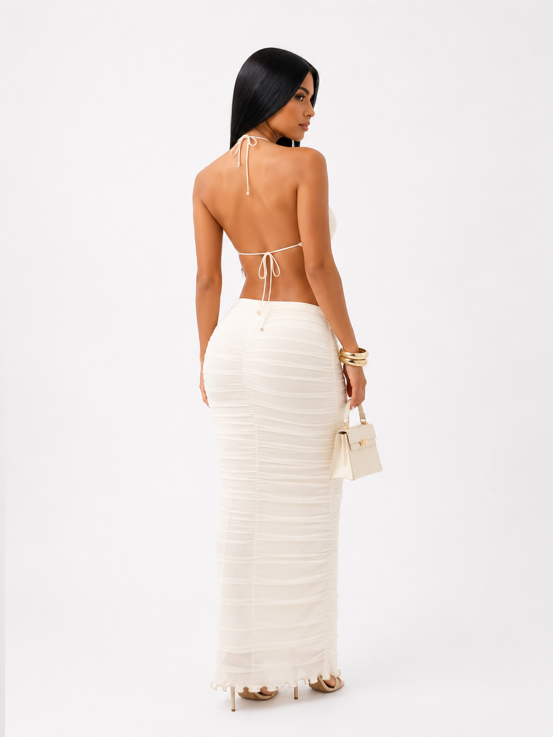Vestido Luna de Marfil Élite/declaración de exclusividad.