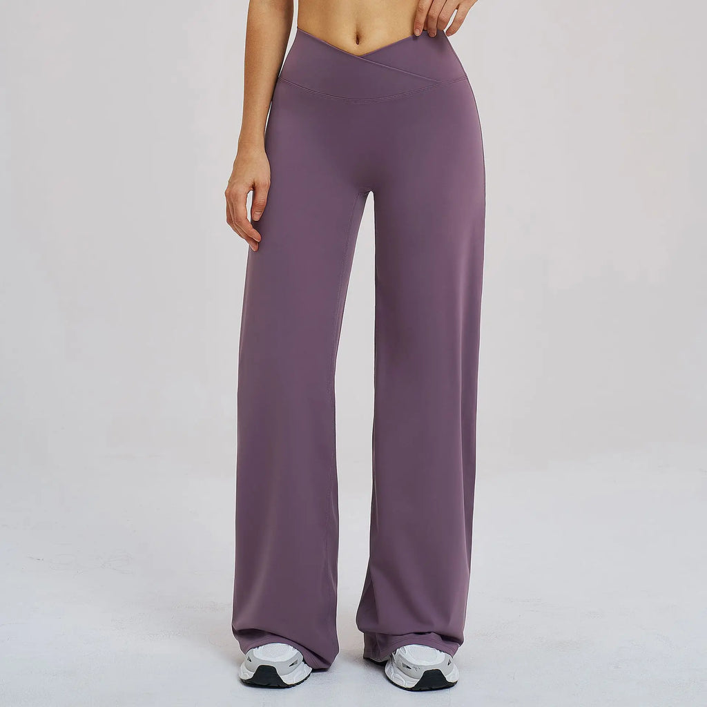✨ Sage Green Aura Flared/Palazzo Yoga Pants