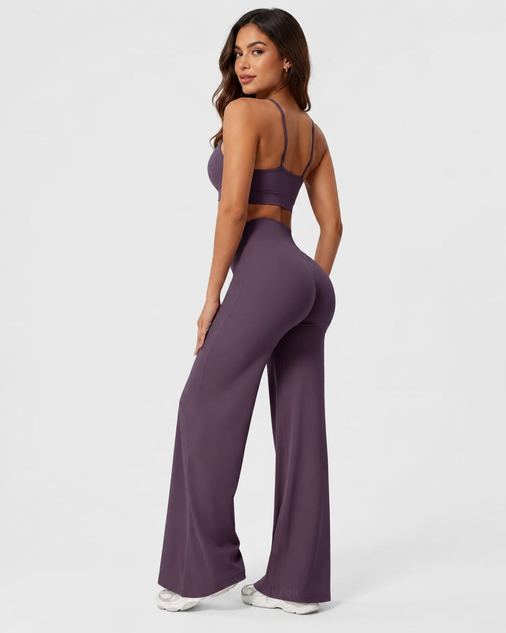 ✨ Sage Green Aura Flared/Palazzo Yoga Pants