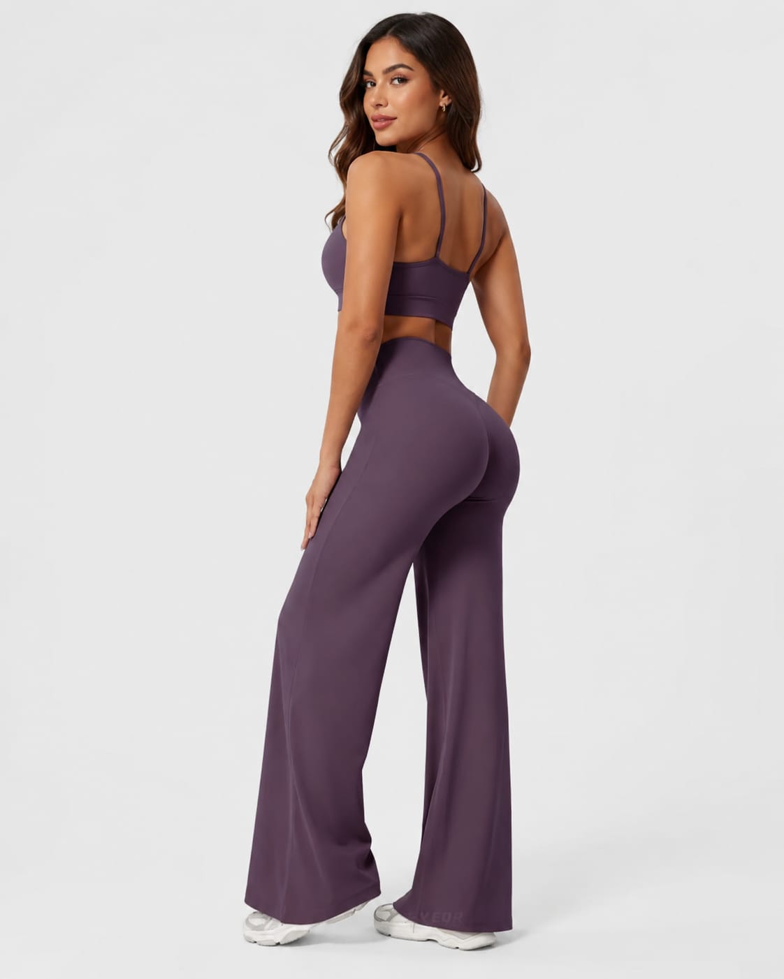 ✨ Sage Green Aura Flared/Palazzo Yoga Pants